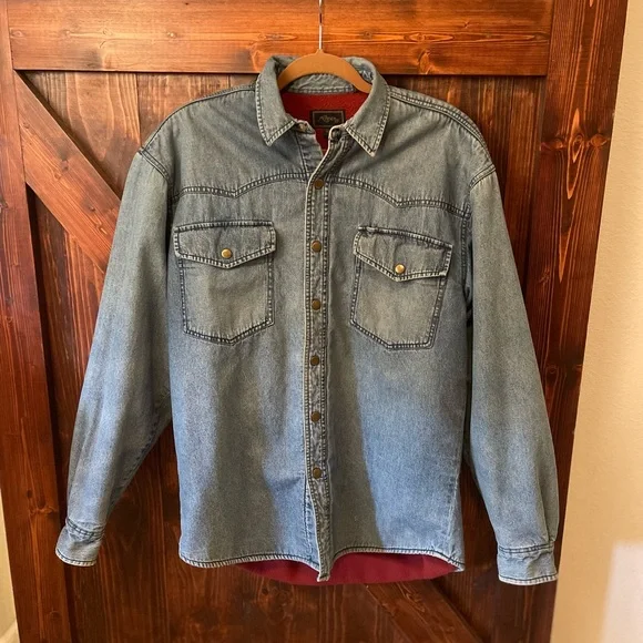 MOTLEY CRUE Oversized vintage Roper fleece lined jacket